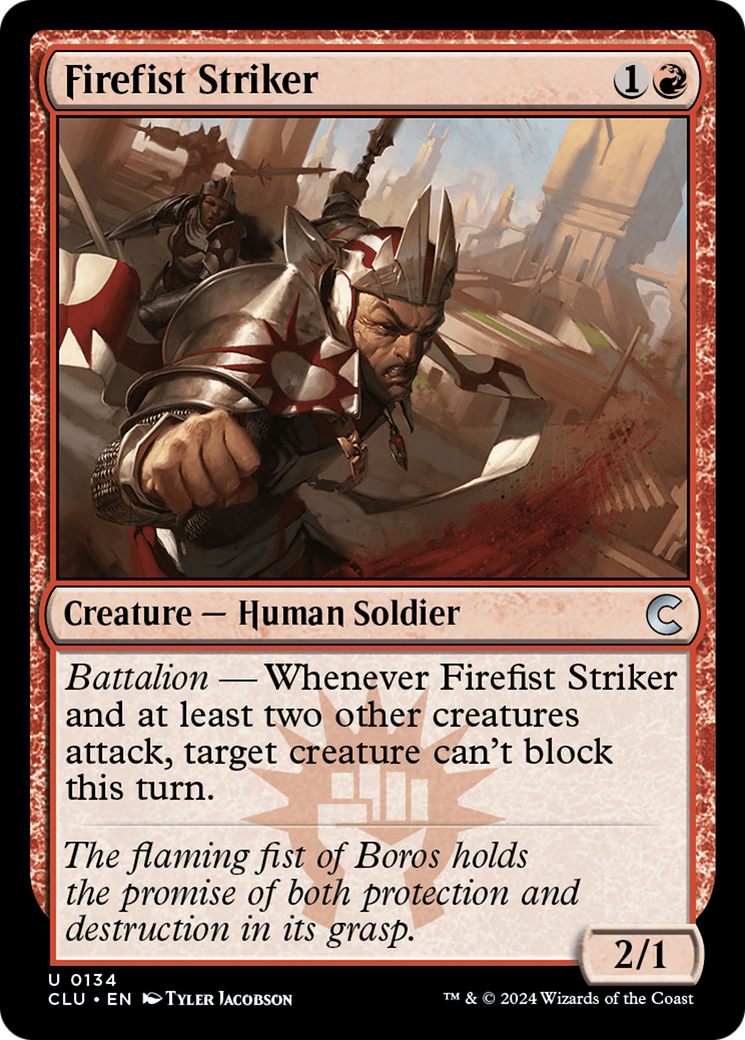 Image of Firefist Striker [Ravnica: Clue Edition]