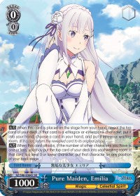 Image of Pure Maiden, Emilia (RZ/S46-E064S SR) [Re:ZERO]