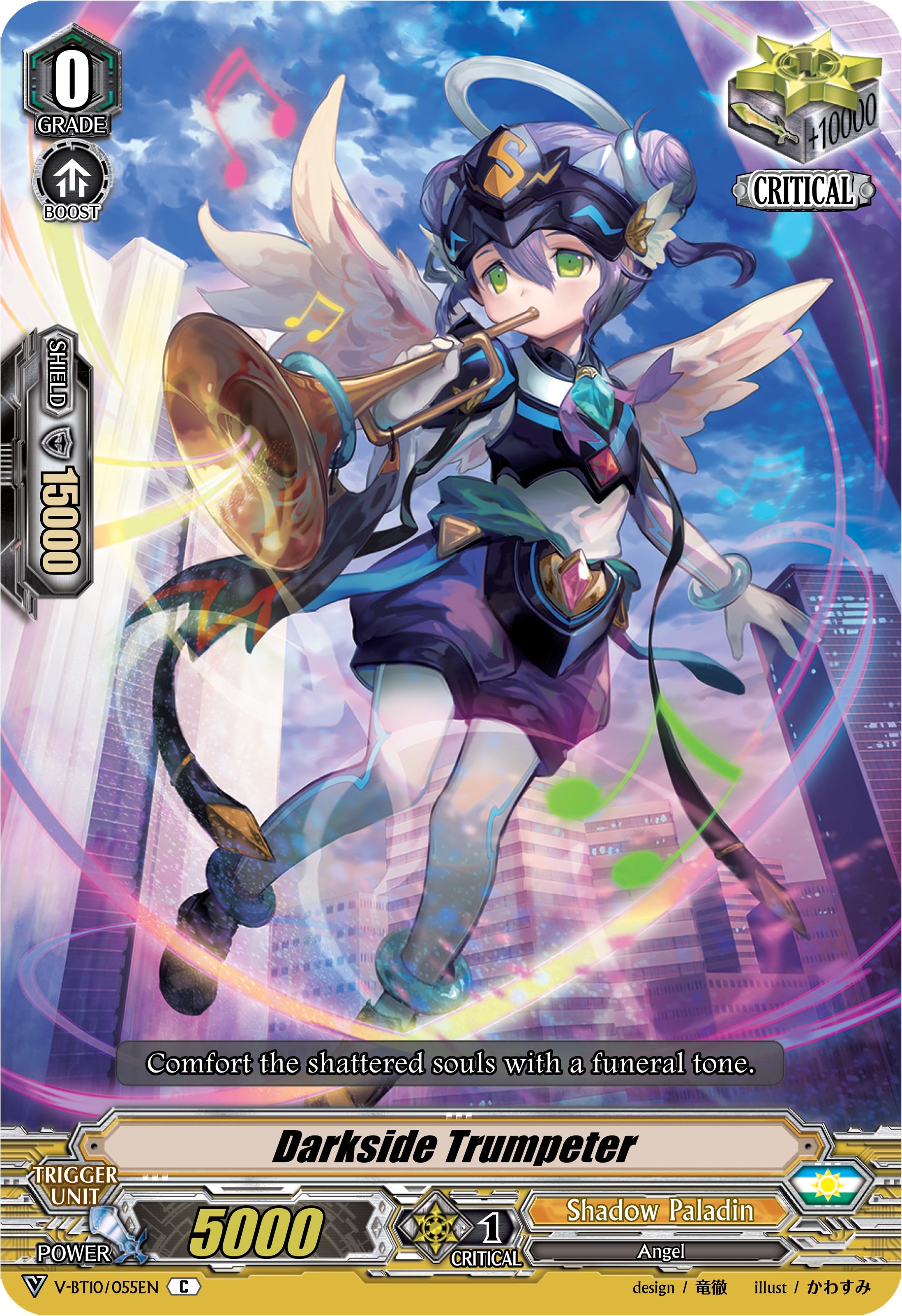 Image of Darkside Trumpeter (V-BT10/055EN) [Phantom Dragon Aeon]