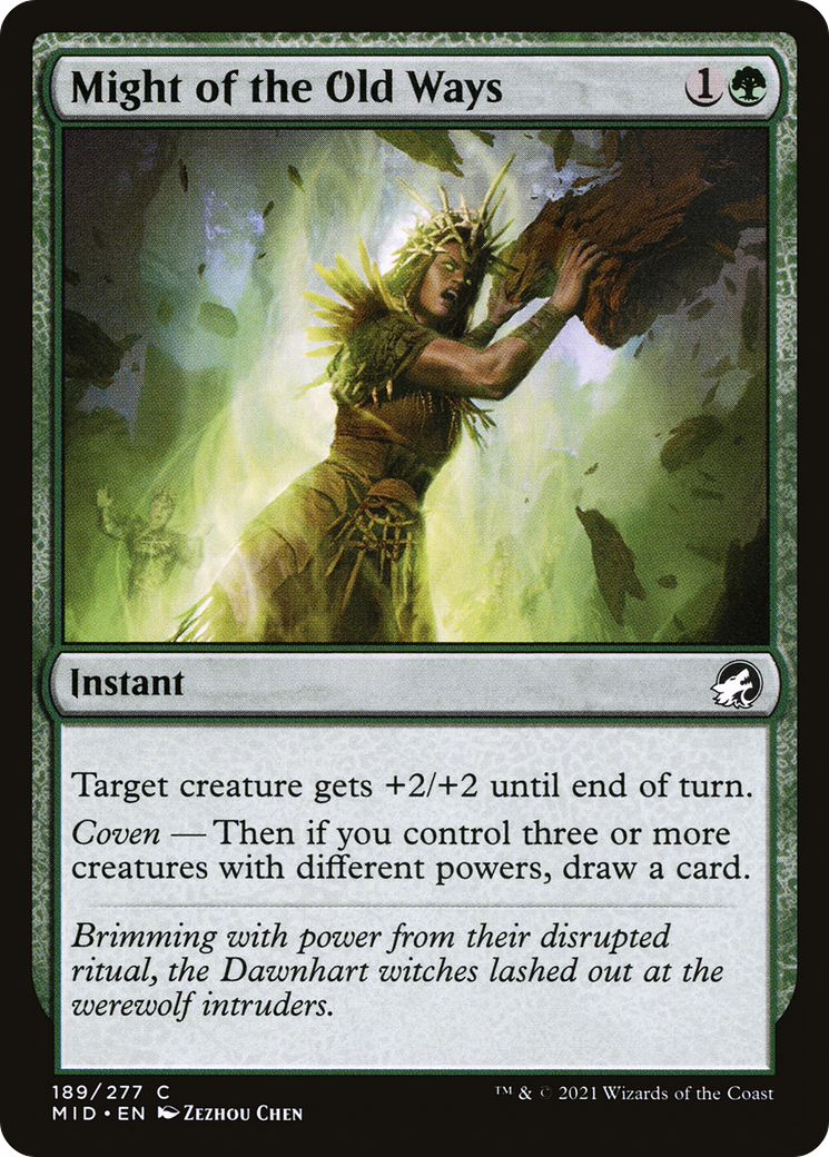 Image of Might of the Old Ways [Innistrad: Midnight Hunt]