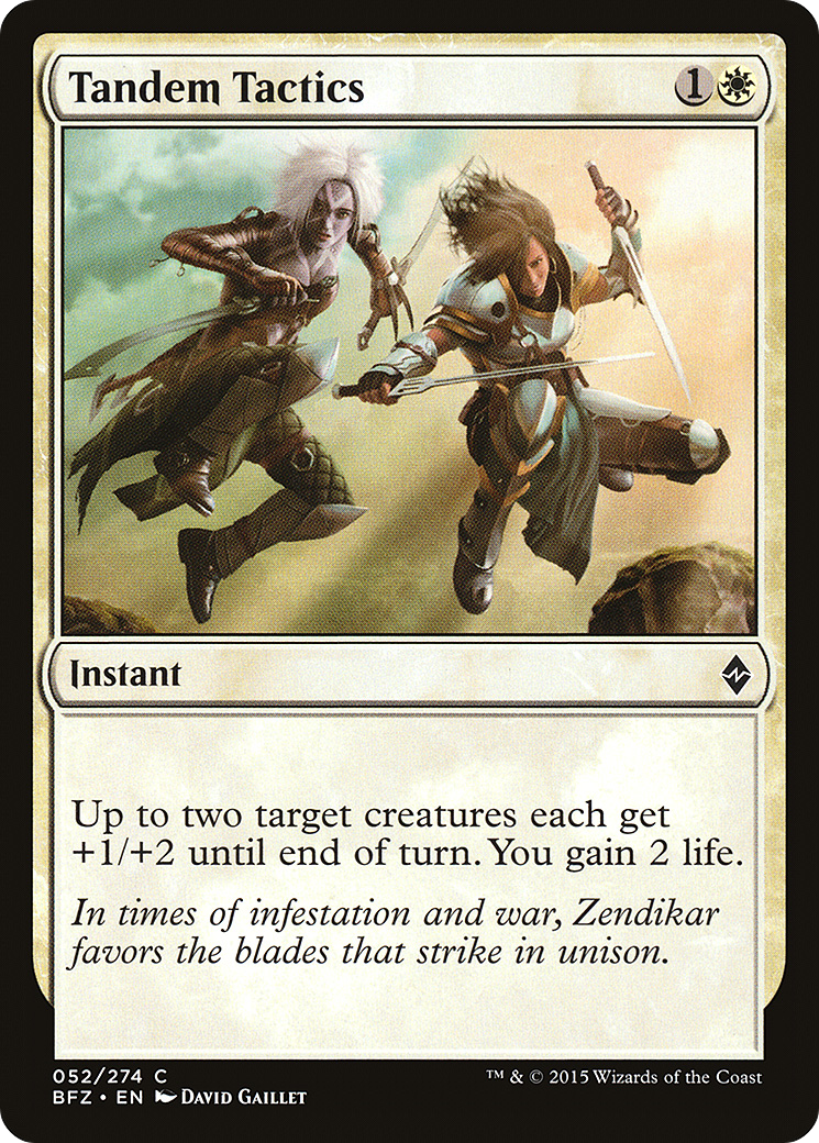 Image of Tandem Tactics [Battle for Zendikar]