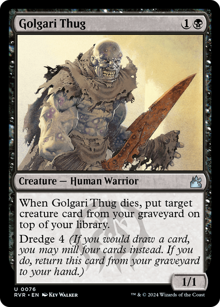 Image of Golgari Thug [Ravnica Remastered]