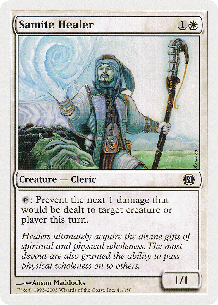 Image of Samite Healer [Eighth Edition]
