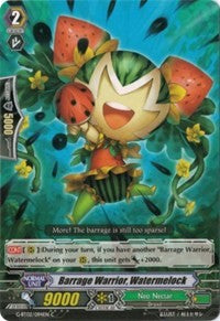 Image of Barrage Warrior, Watermelock (G-BT02/094EN) [Soaring Ascent of Gale & Blossom]