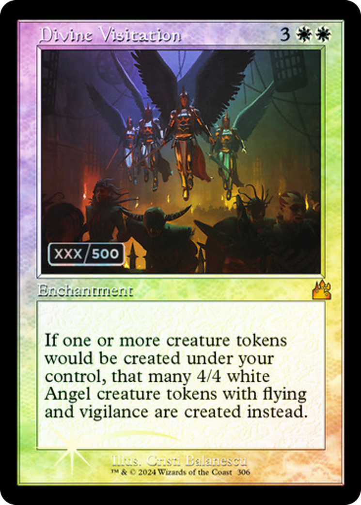 Image of Divine Visitation (Retro) (Serialized) [Ravnica Remastered]