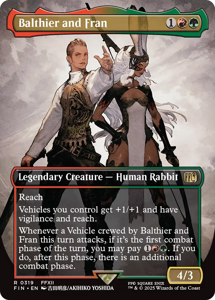 Image of Balthier and Fran (Borderless) (0319) [FINAL FANTASY]