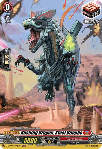 Image of Rushing Dragon, Steel Dilopho (D-BT01/H08EN) [Genesis of the Five Greats]