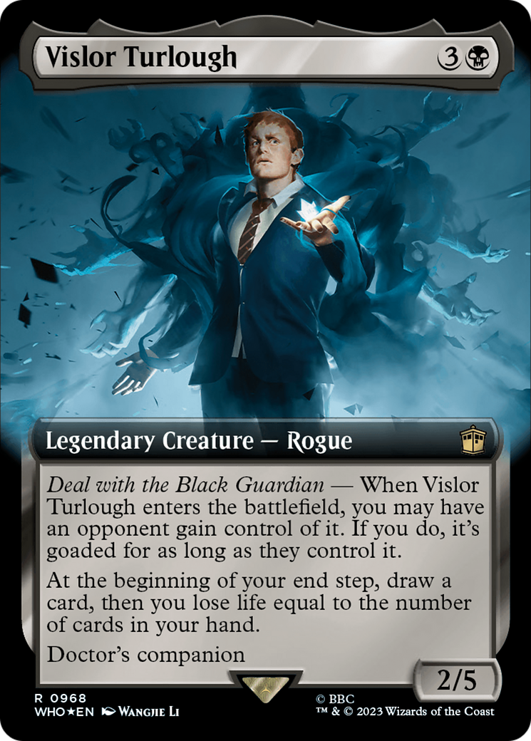 Image of Vislor Turlough (Extended Art) (Surge Foil) [Doctor Who]