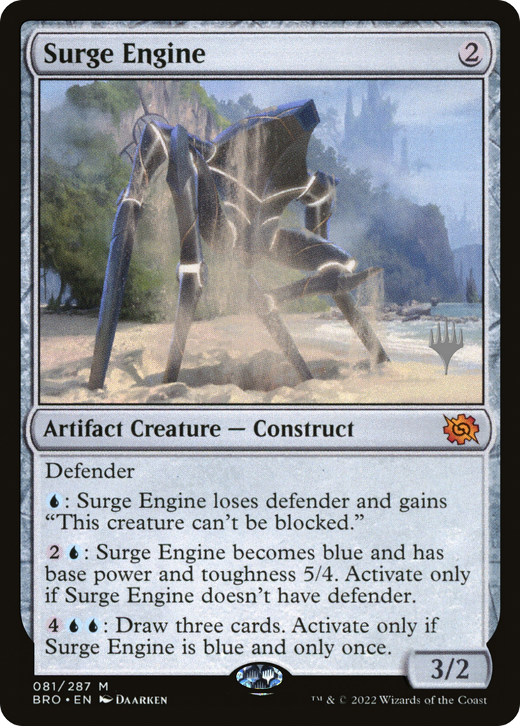 Image of Surge Engine (Promo Pack) [The Brothers' War Promos]