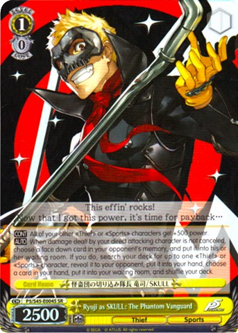 Image of Ryuji as SKULL: The Phantom Vanguard (P5/S45-E004S SR) [Persona 5]