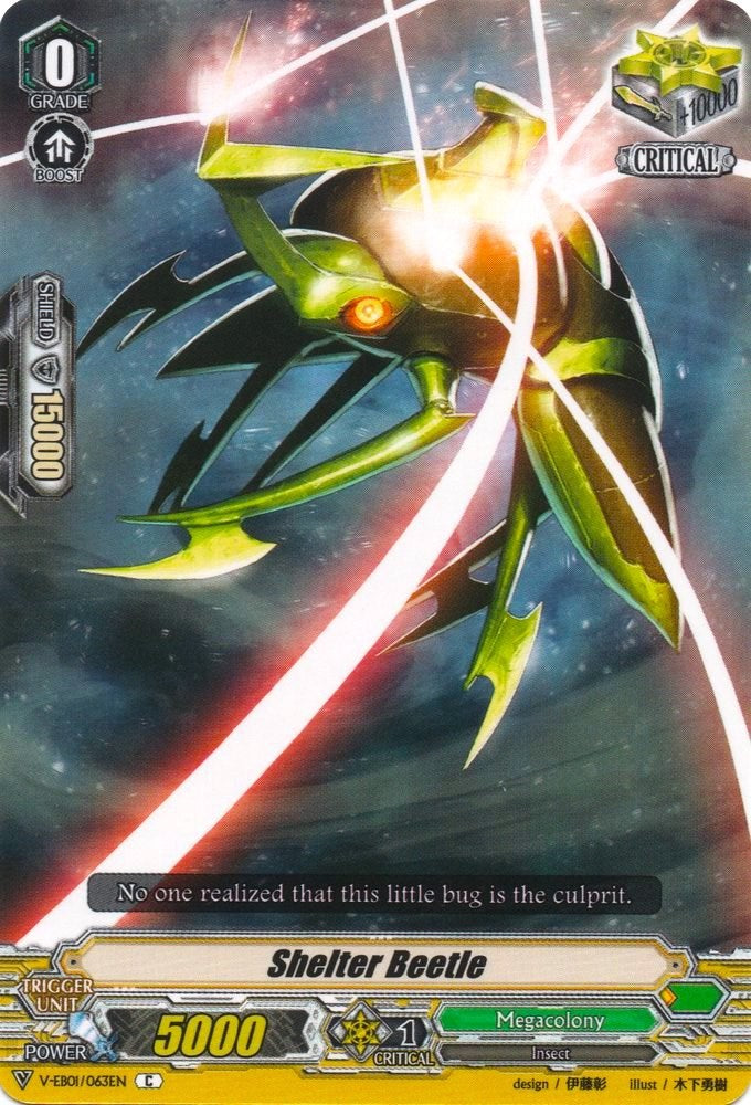 Image of Shelter Beetle (V-EB01/063EN) [The Destructive Roar]