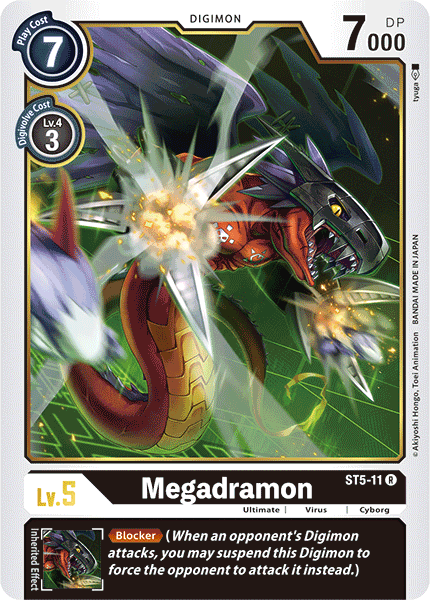 Image of Megadramon [ST5-11] [Starter Deck: Machine Black]