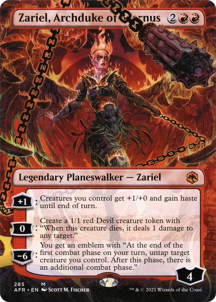 Image of Zariel, Archduke of Avernus (Borderless) [Dungeons & Dragons: Adventures in the Forgotten Realms]