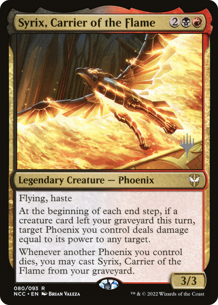 Image of Syrix, Carrier of the Flame (Promo Pack) [Streets of New Capenna Commander Promos]