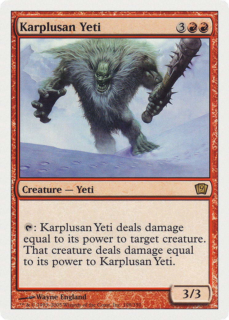 Image of Karplusan Yeti [Ninth Edition]
