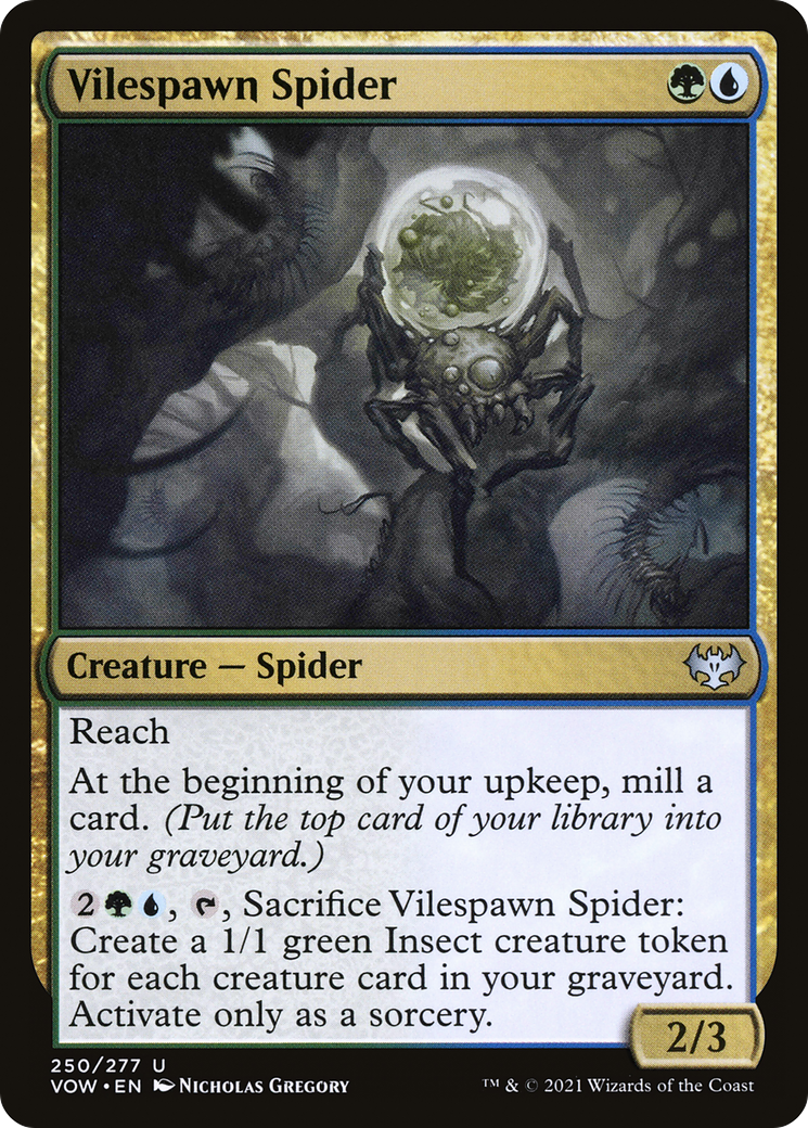 Image of Vilespawn Spider [Innistrad: Crimson Vow]