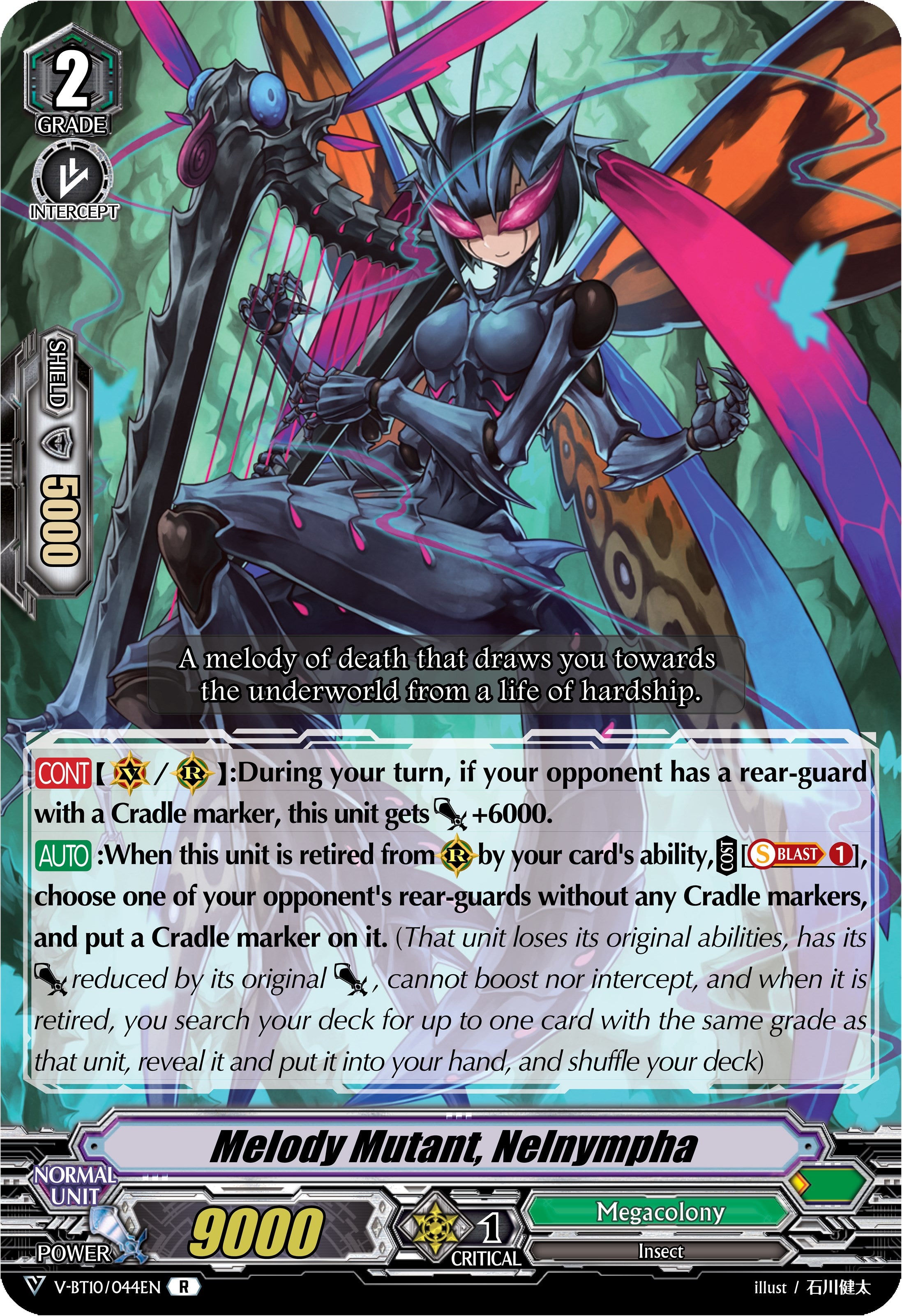Image of Melody Mutant, Nelnympha (V-BT10/044EN) [Phantom Dragon Aeon]