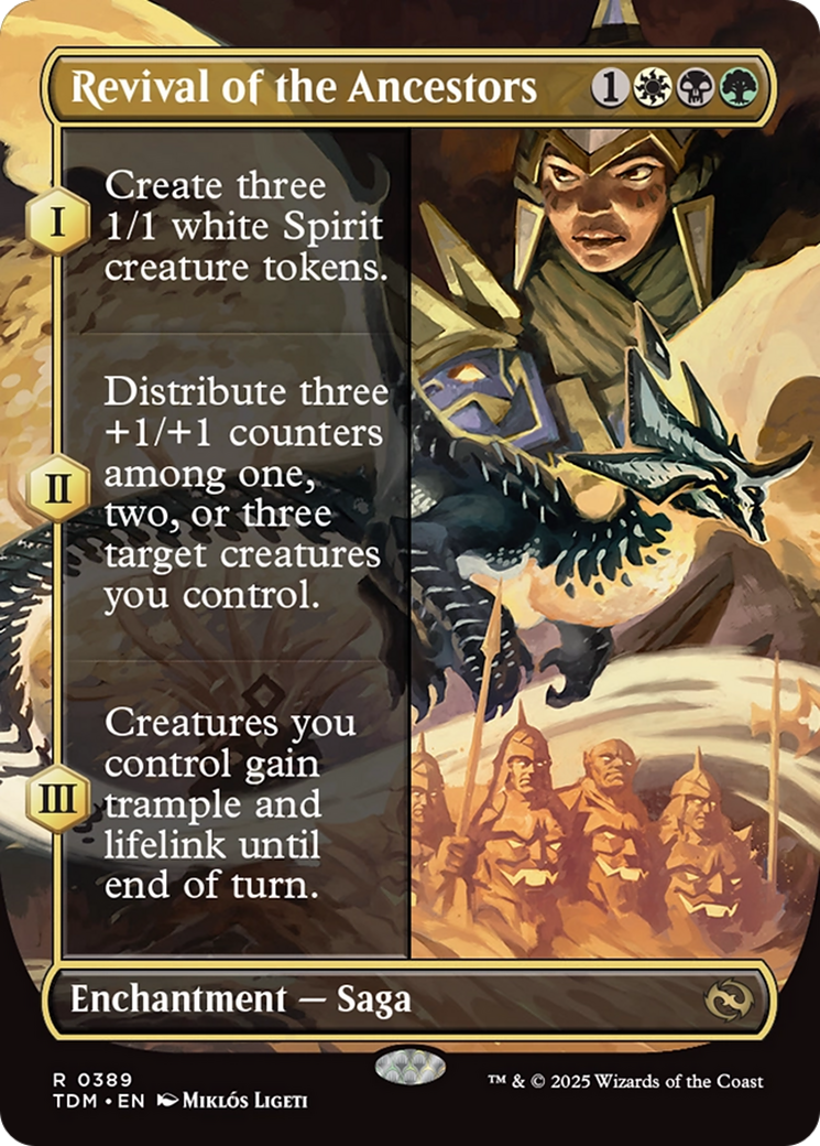 Image of Revival of the Ancestors (Borderless) [Tarkir: Dragonstorm]