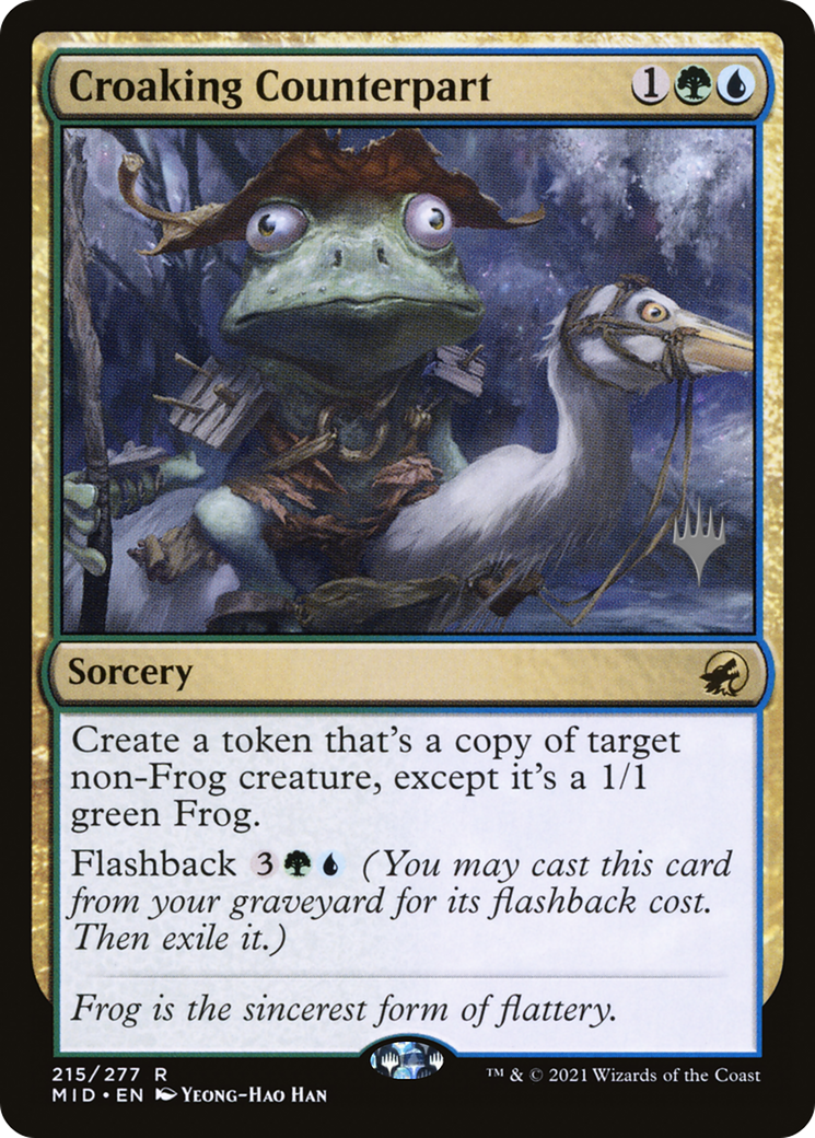 Image of Croaking Counterpart (Promo Pack) [Innistrad: Midnight Hunt Promos]