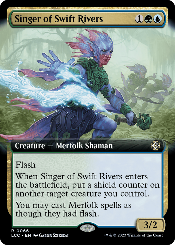 Image of Singer of Swift Rivers (Extended Art) [The Lost Caverns of Ixalan Commander]