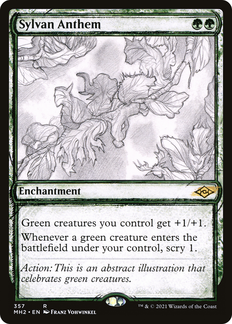Image of Sylvan Anthem (Sketch) [Modern Horizons 2]