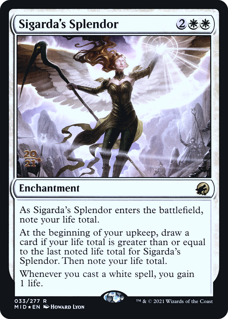 Image of Sigarda's Splendor [Innistrad: Midnight Hunt Prerelease Promos]