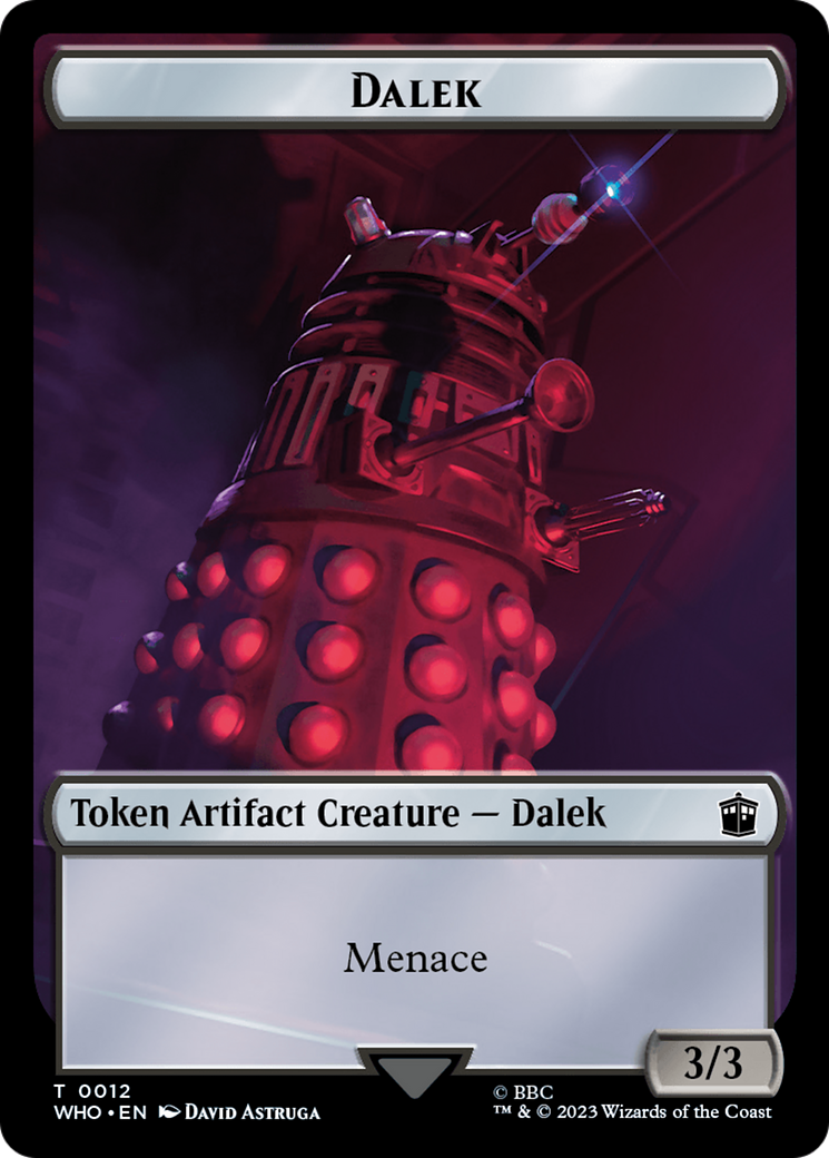 Image of Dalek // Mark of the Rani Double-Sided Token [Doctor Who Tokens]
