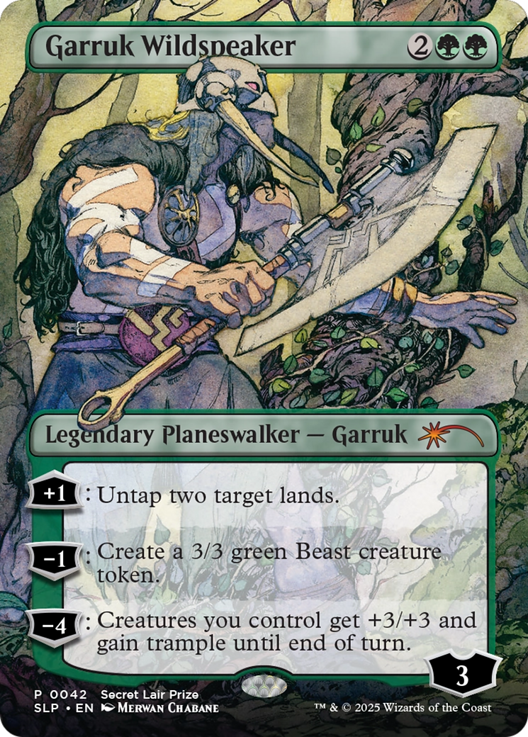 Image of Garruk Wildspeaker [Secret Lair Showdown]