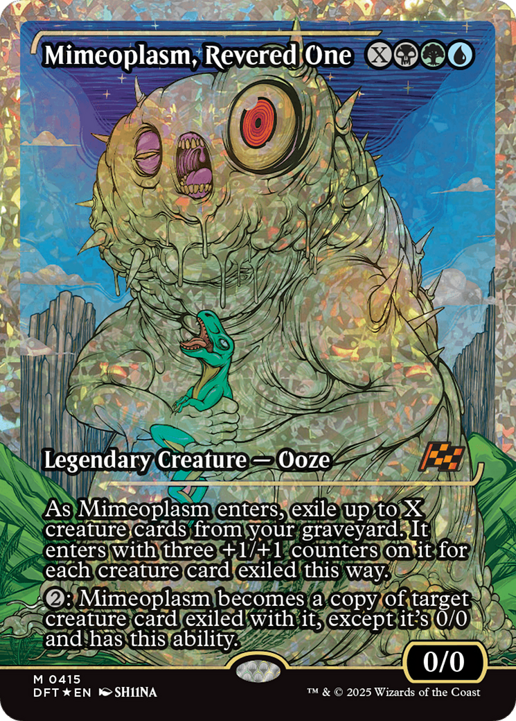 Image of Mimeoplasm, Revered One (Showcase) (Fracture Foil) [Aetherdrift]