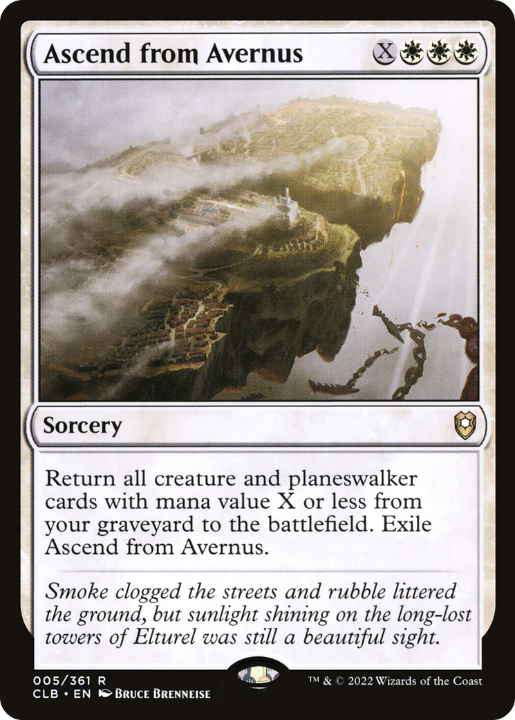 Image of Ascend from Avernus [Commander Legends: Battle for Baldur's Gate]