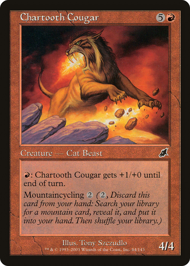 Image of Chartooth Cougar [Scourge]