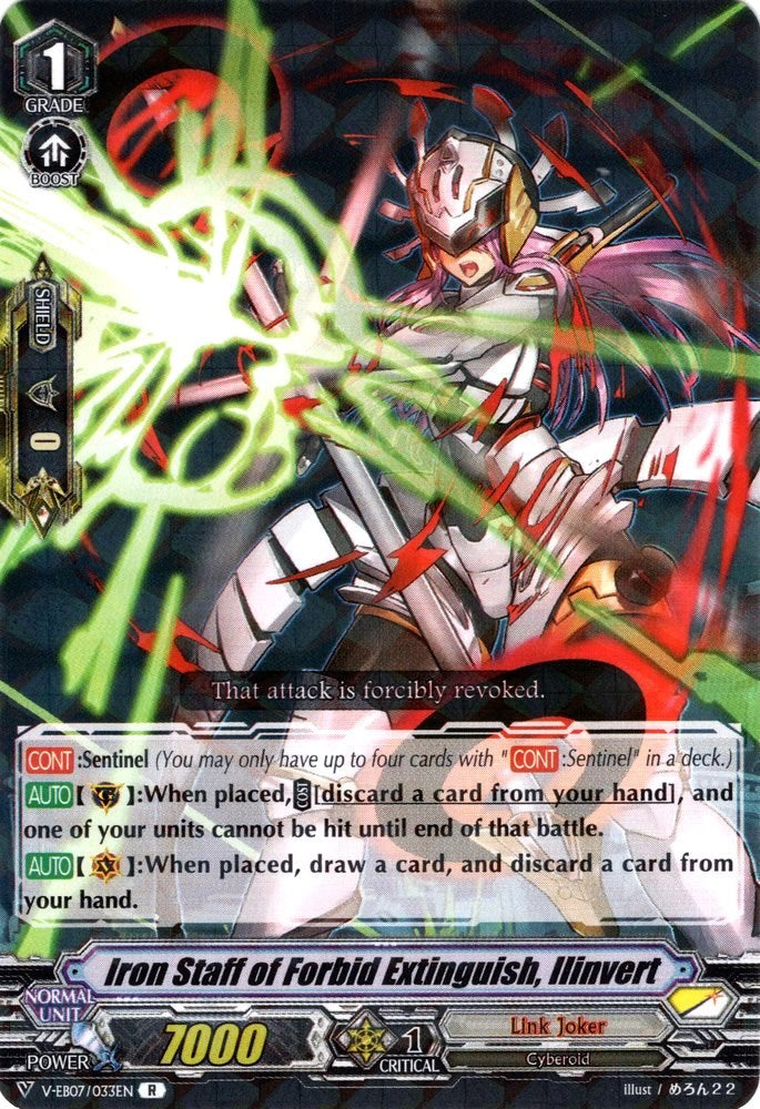 Image of Iron Staff of Forbid Extinguish, Ilinvert (V-EB07/033EN) [The Heroic Evolution]