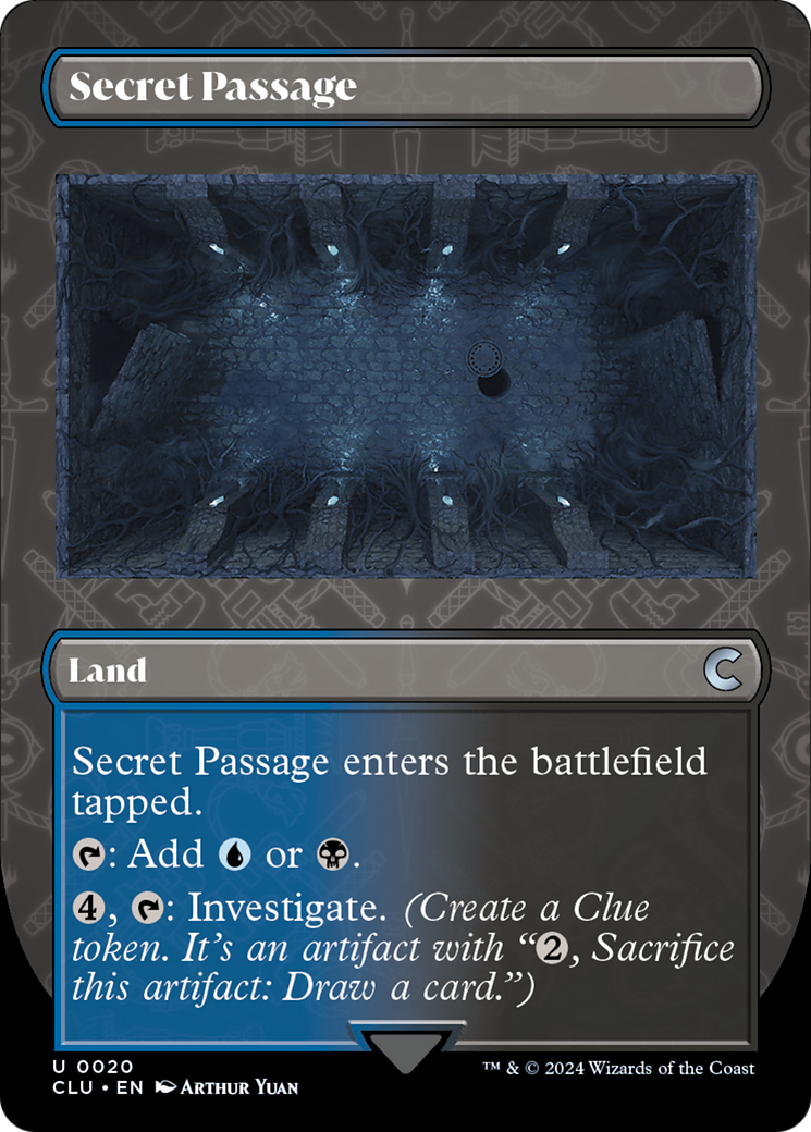 Image of Secret Passage (Borderless) [Ravnica: Clue Edition]