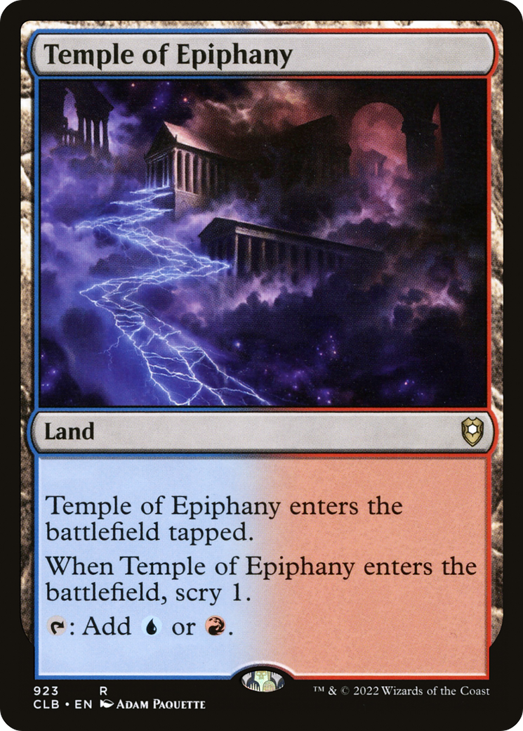 Image of Temple of Epiphany [Commander Legends: Battle for Baldur's Gate]