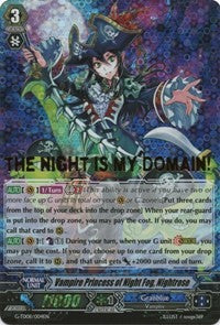 Image of Vampire Princess of Night Fog, Nightrose (Hot Stamped) (G-TD08/004EN) [Vampire Princess of the Nether Hour]