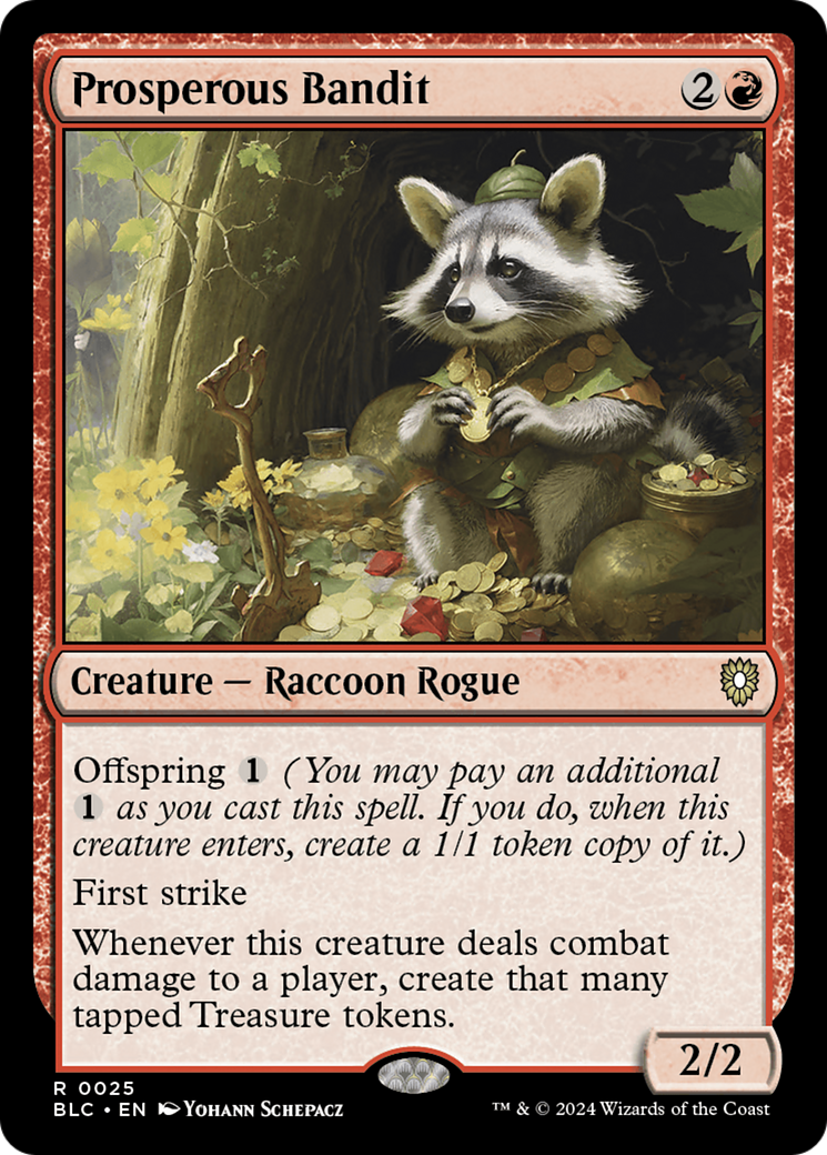 Image of Prosperous Bandit [Bloomburrow Commander]