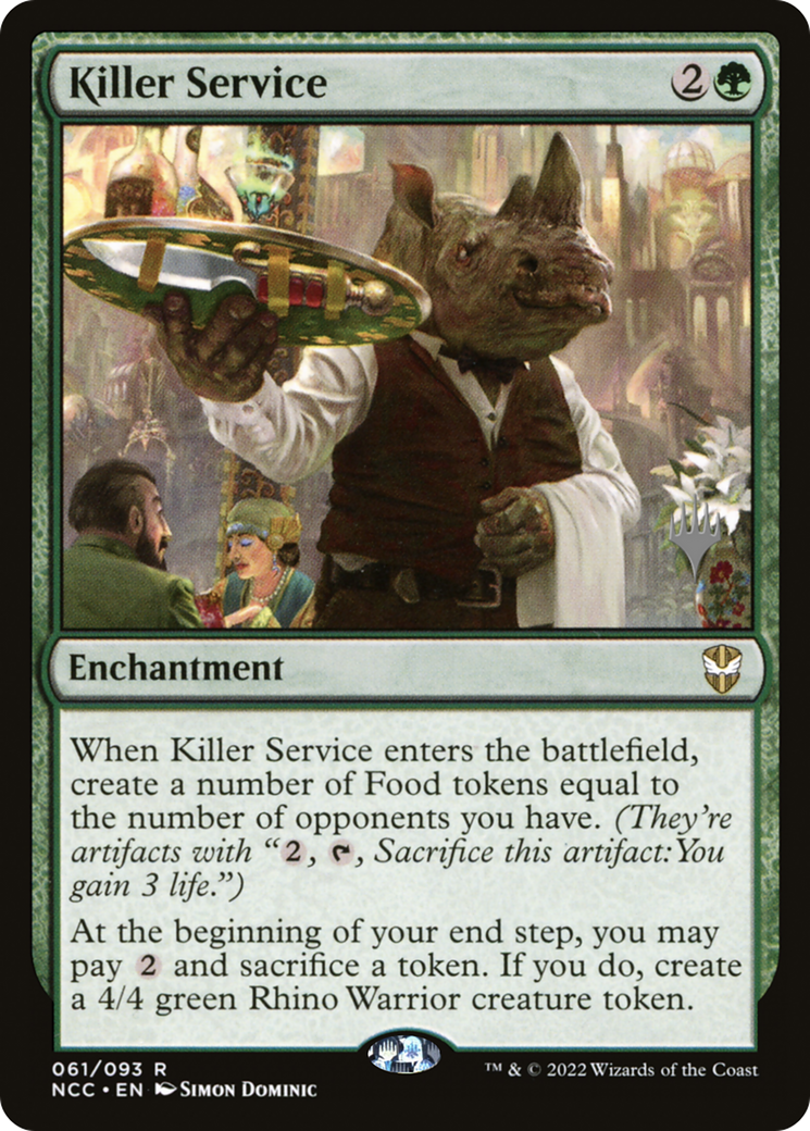 Image of Killer Service (Promo Pack) [Streets of New Capenna Commander Promos]