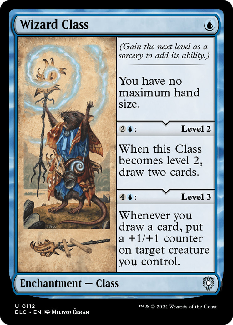 Image of Wizard Class [Bloomburrow Commander]