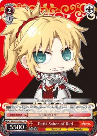 Image of Petit Saber of Red (APO/S53-E102 PR) (Promo) [Fate/Apocrypha]