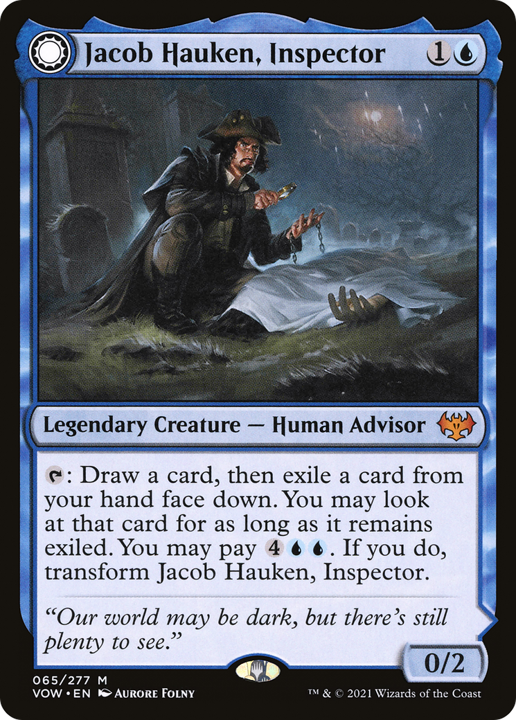 Image of Jacob Hauken, Inspector // Hauken's Insight [Innistrad: Crimson Vow]