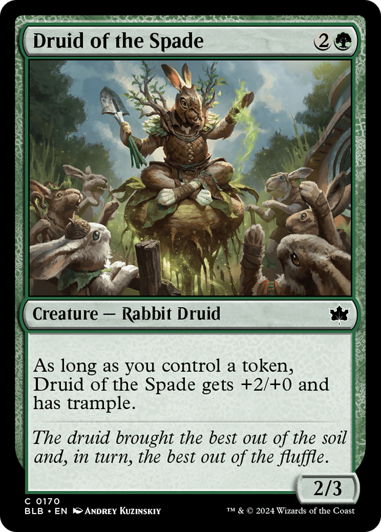 Image of Druid of the Spade [Bloomburrow]