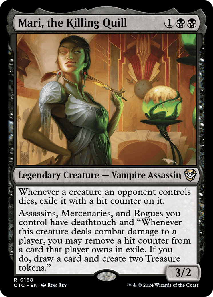 Image of Mari, the Killing Quill [Outlaws of Thunder Junction Commander]