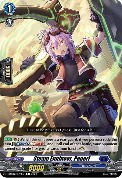 Image of Steam Engineer, Peperi (D-BT02/078EN) [A Brush with the Legends]