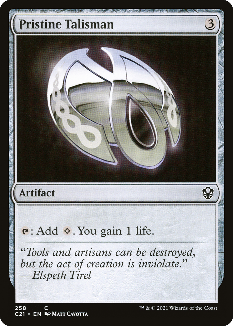 Image of Pristine Talisman [Commander 2021]