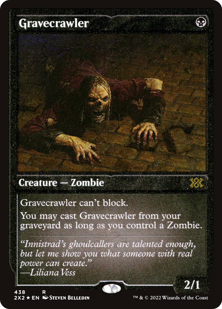 Image of Gravecrawler (Foil Etched) [Double Masters 2022]
