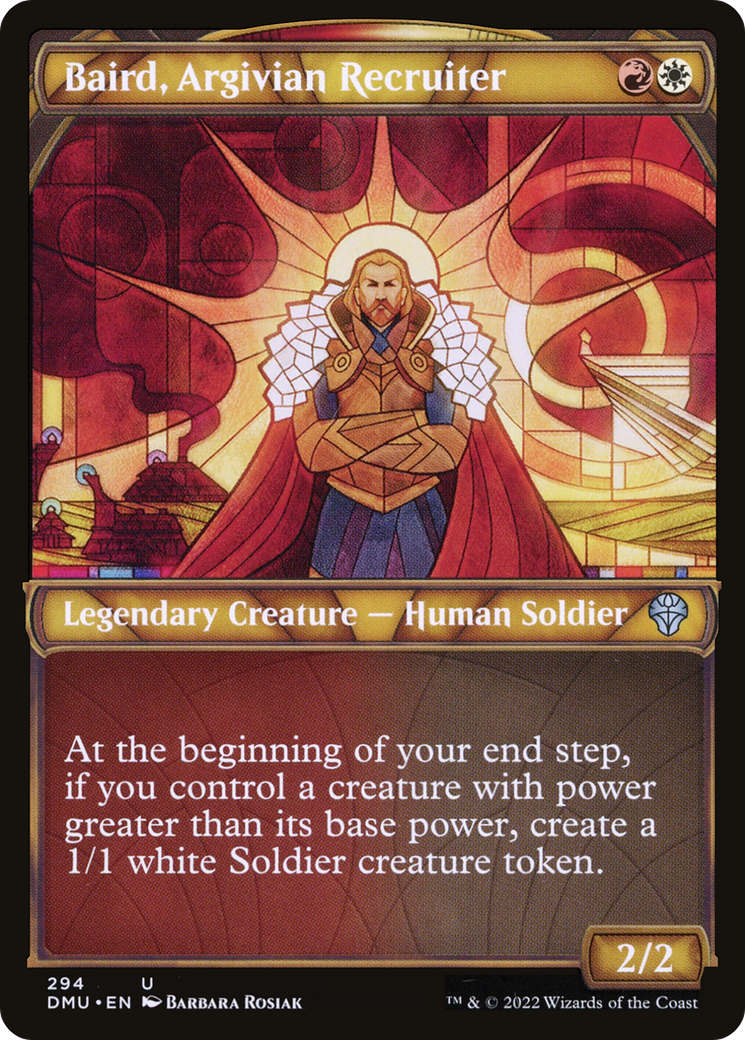 Image of Baird, Argivian Recruiter (Showcase) [Dominaria United]