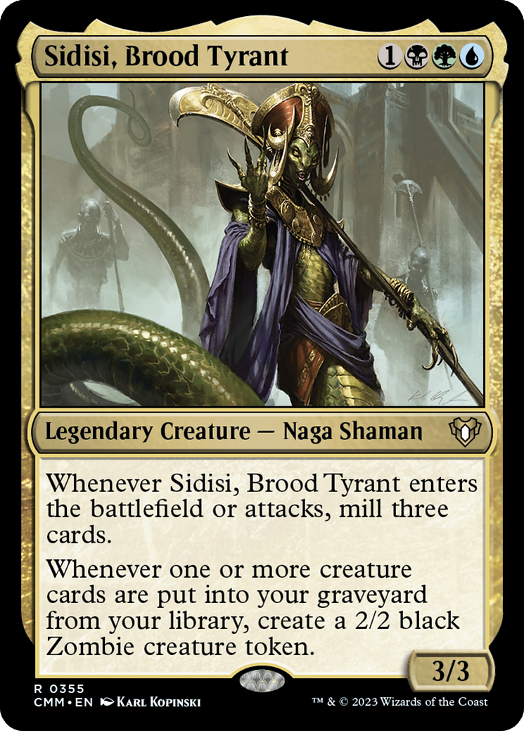 Image of Sidisi, Brood Tyrant [Commander Masters]