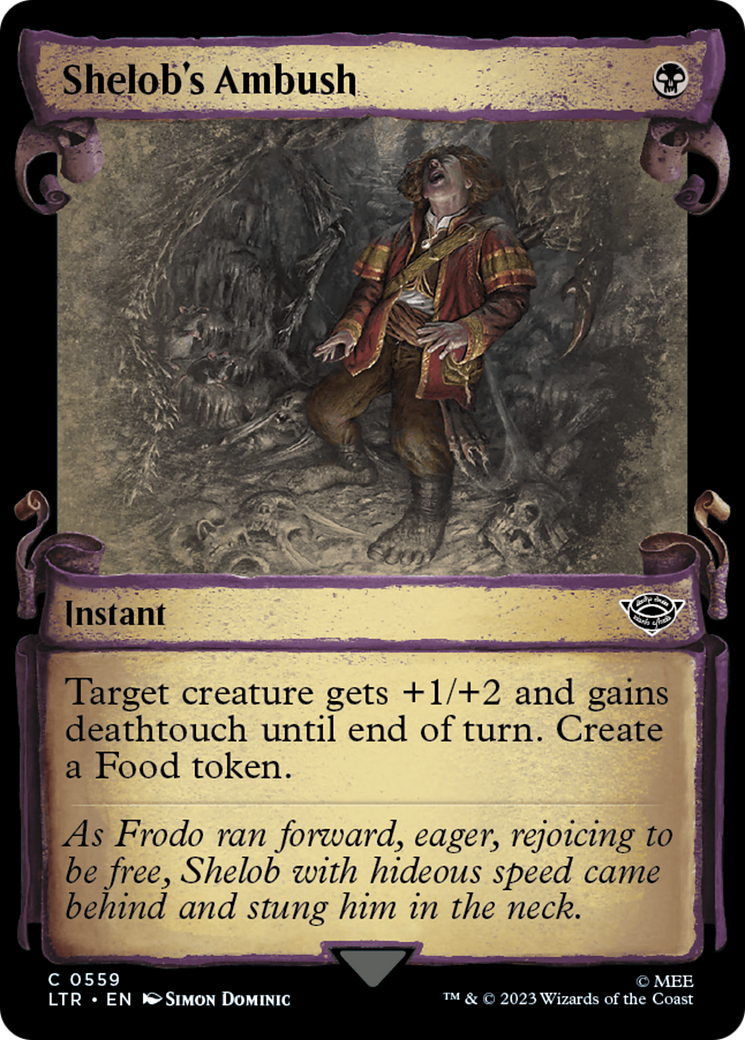 Image of Shelob's Ambush [The Lord of the Rings: Tales of Middle-Earth Showcase Scrolls]