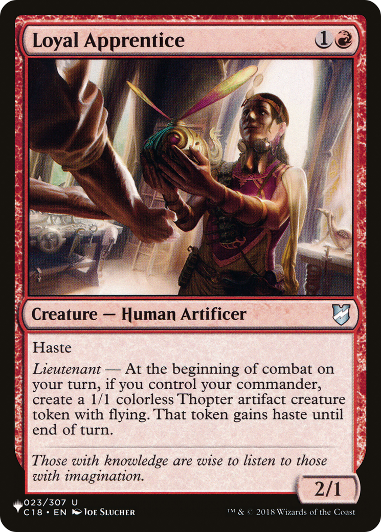 Image of Loyal Apprentice [The List]