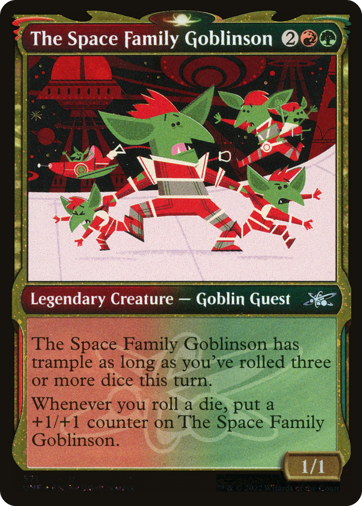 Image of The Space Family Goblinson (Showcase) (Galaxy Foil) [Unfinity]